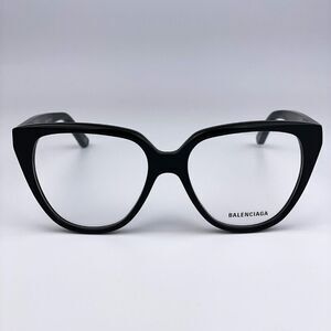 SALE! NEW Balenciaga Everyday BB0129O 001 Black Demo Butterfly Women Eyeglasses